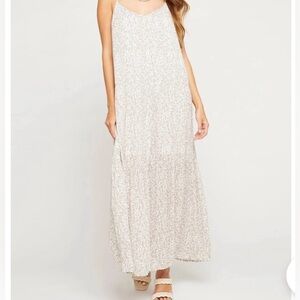 Gentle Fawn Cream Floral Maxi Dress